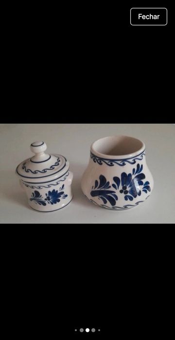 Conjunto de 5 peças de loiça de Viana