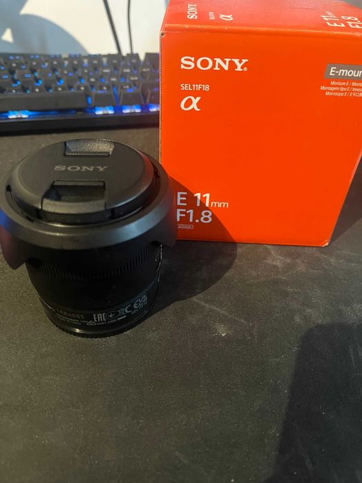 Obiektyw Sony 11 mm 1.8 E mount