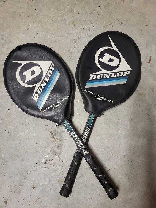 Conjunto Vintage Raquetes - “McEnroe Tournament”, Dunlop
