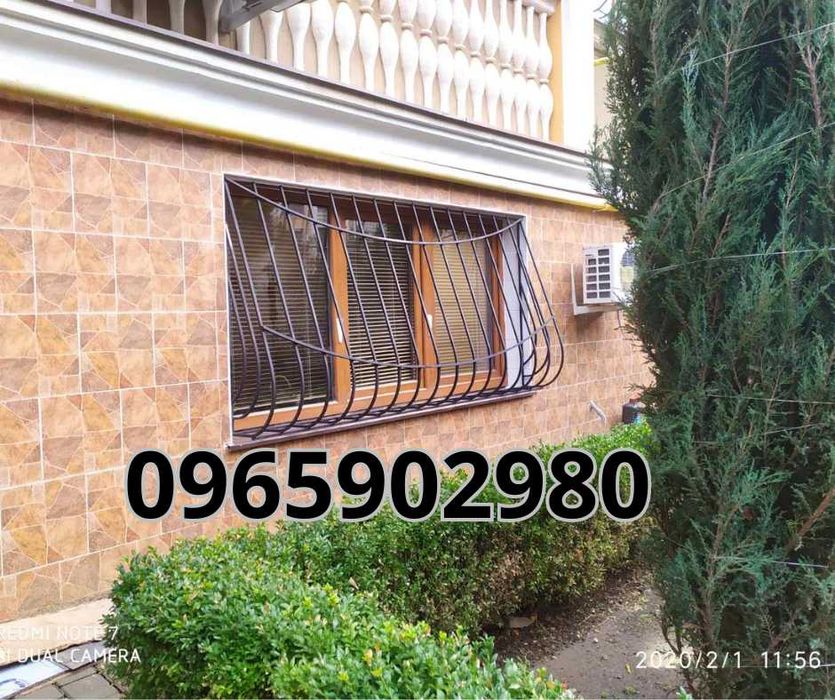 Металлические решётки для окон