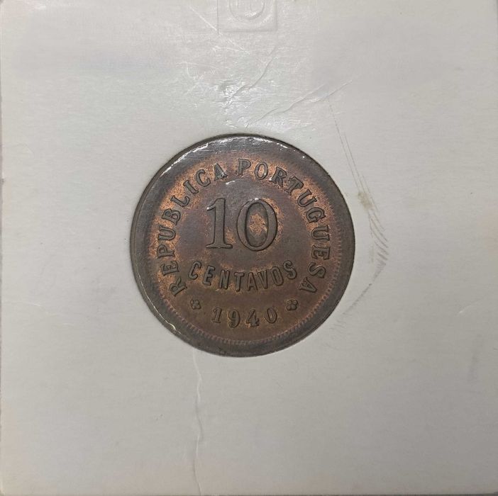 Moeda 10 Centavos 1940 como NOVA