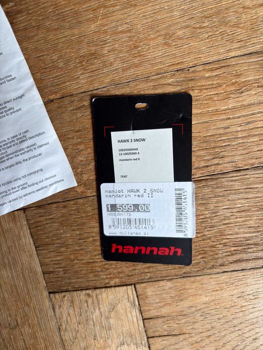 Namiot całoroczny HANNAH CAMPING HAWK 2 SNOW