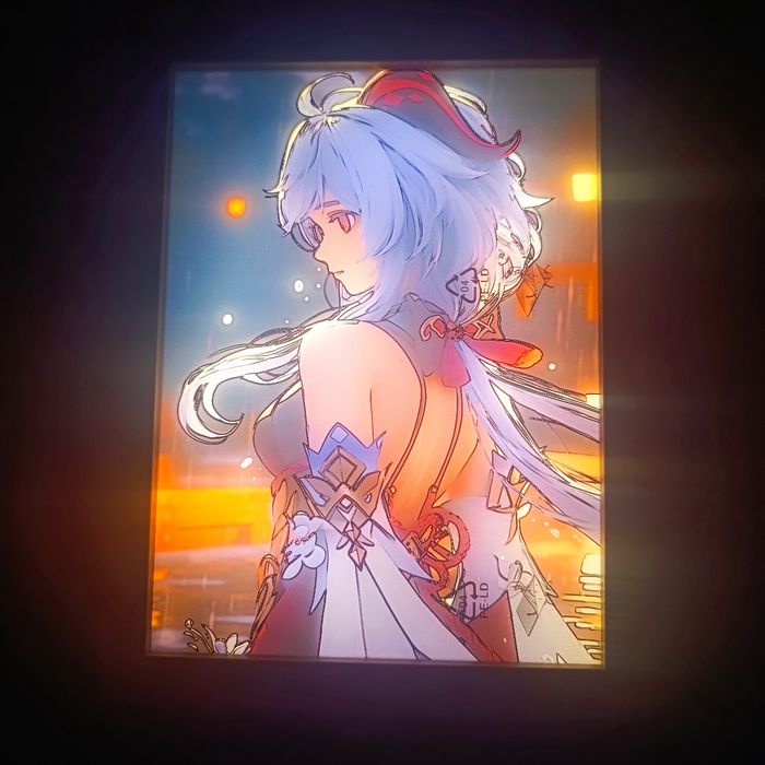 Живі картини зі зміною освітлення по геншину (Genshin Impact) 17*23 см