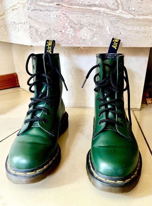 Buty ciemnozielone Martens