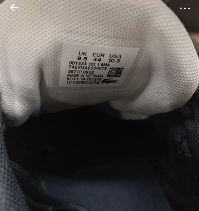 Buty męskie Lacoste