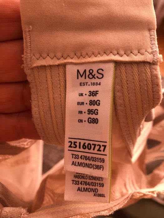 Бюстгальтер від M&S, размер 80G (70-88 см).