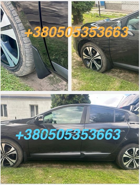 Бризговики Renault Megane 3 Рено Меган 3 передні