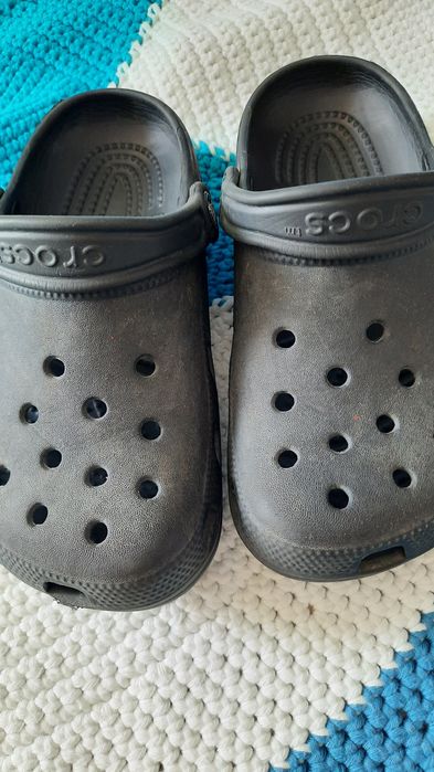 Crocs laczki gumowe r.32, klapki, plaża