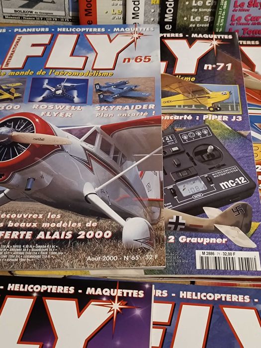 15 revistas da MRA Le Modele Rèduit d´Avion e Fly