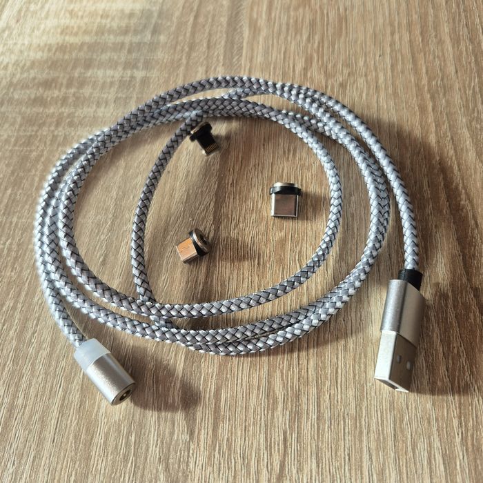 Магнітна зарядка кабель USB 3 в 1 Magnetic (X-Cable Type C) для Androi