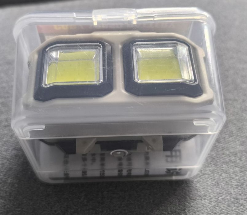 Latarka czołowa LED mocna 2000 mAh ładowana USB
