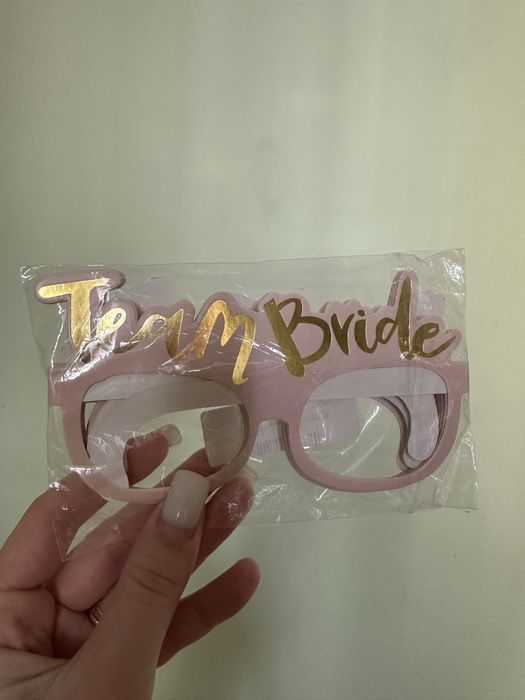 Дівич - вечір, набір для дівішніка, футболка team bride