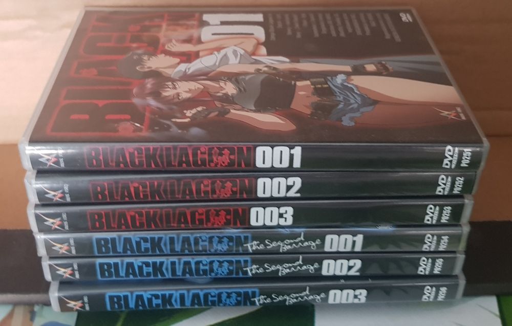 Black Lagoon 6x DVD komplet (2 sezony)