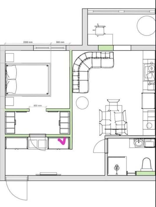 2 кім НОВОБУДОВА з автономкою РЕМОНТ район БЕРЕЗИНКА (718649)