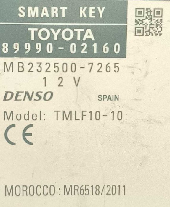 Módulo Eletrónico 89990-02160 - TOYOTA AURIS