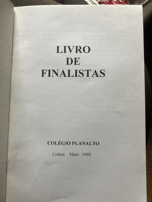 Livro de finalistas 1991-92 e 1994/95