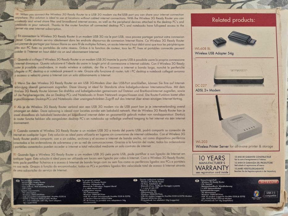 Router Sitecom WL-610 3G447462389758699521
