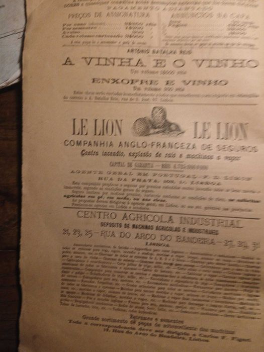 Gazeta dos Lavradores, Julho de 1881