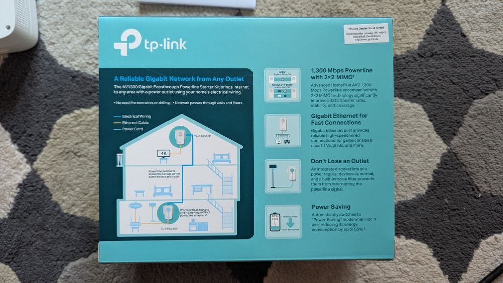 TP-Link TL-PA8010P KIT - Adaptadores Powerline AV1300 Gigabit (2 unid.)