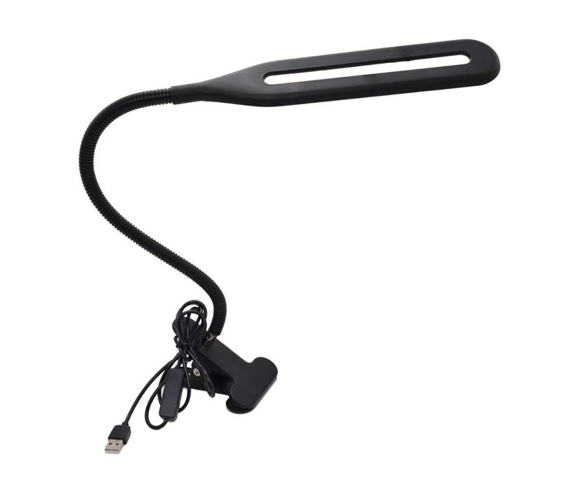 Светодиодная настольная лампа XSD-206 USB 24 LED на прищепке