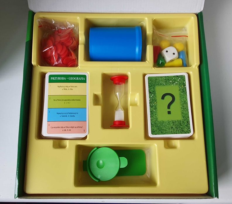 Quiz Przyroda i Geografia Polski, planszowa gra edukacyjna