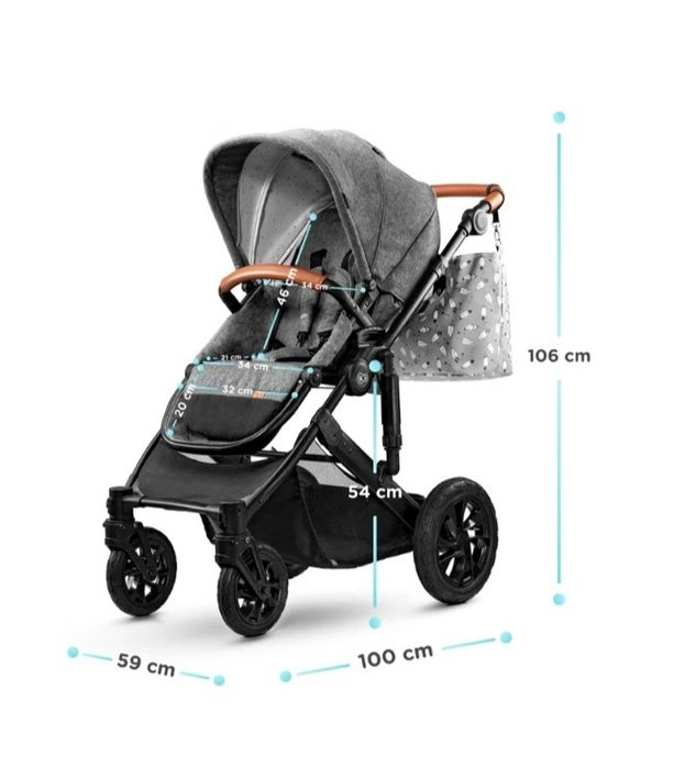 Carrinho Kinderkraf Prime 3 em 1