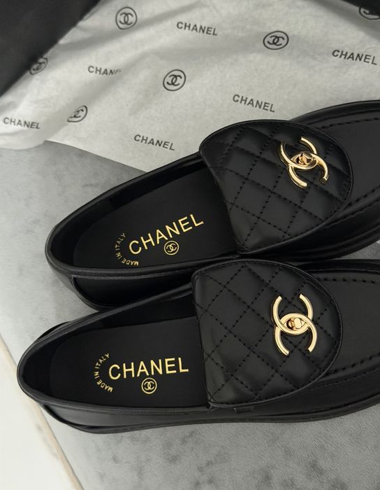 Лоферы Chanel черные лофери 36, 37, 38, 39, 40: 2 900 грн