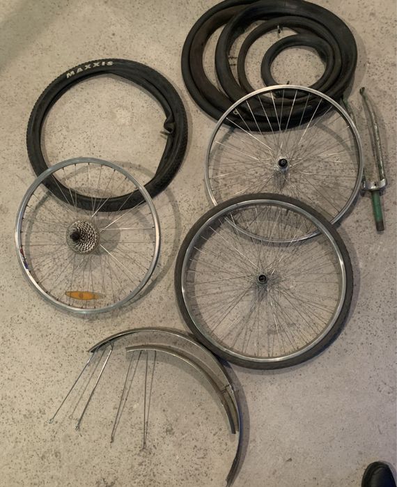 Обод / крыло / вилка  на велосипед цена за все