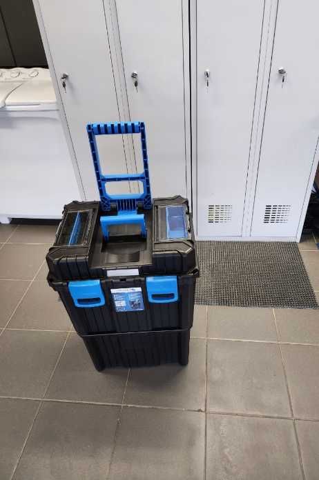 Duża Skrzynka narzędziowa na kółkach Modułowa Składana + Gratis Tacka