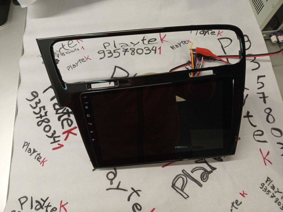 Rádio GOLF 7 - Android 13 – 2 DIN GPS WIFI - Novo Garantia PRETO