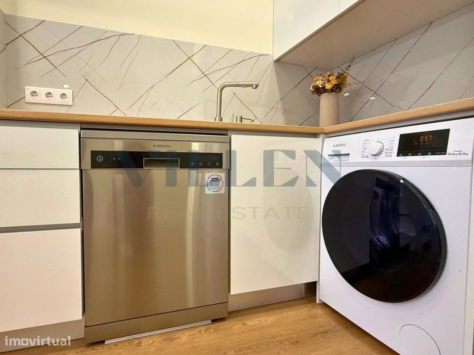 Apartamento T1 mobilado no centro da Trofa