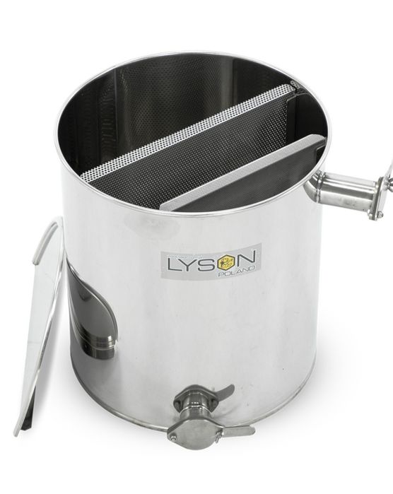 Odstojniki do miodu z sitami pionowymi nierdzewne