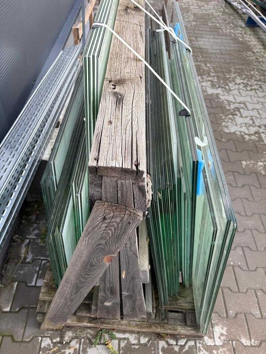 Szkło do balustrad różne rozmiary