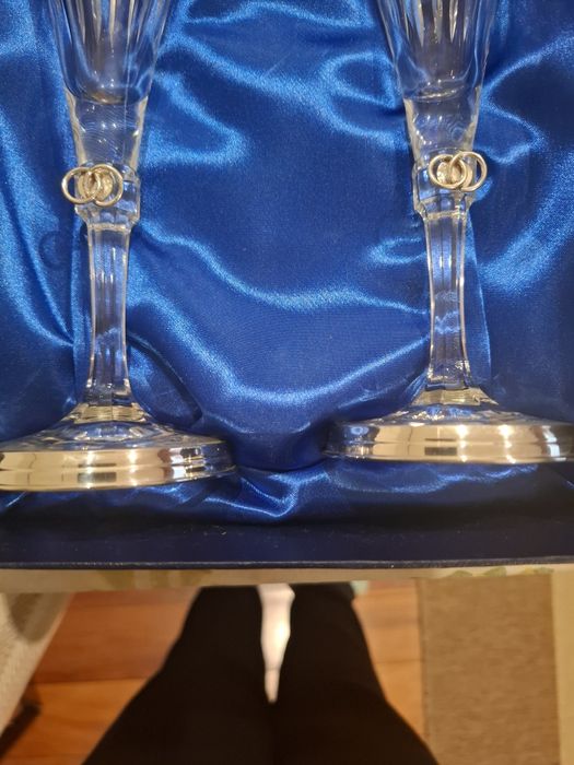 Flutes de champanhe com prata de lei64730293820545121