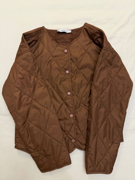 Курточка легка демісезонна карамельний колір, світло-коричнева