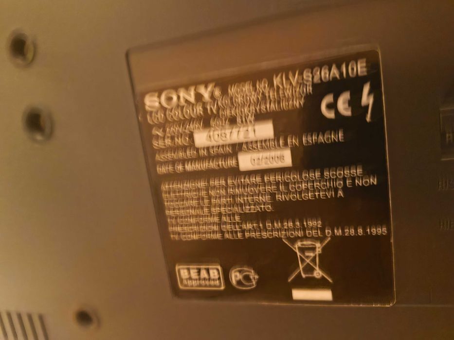 Telewizor Sony 26 cali