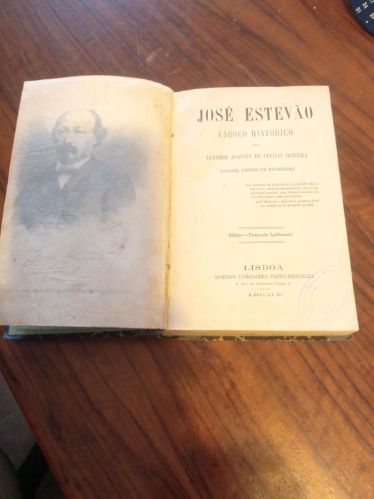 José Estevão esboço histórico livro primeiro 1863
