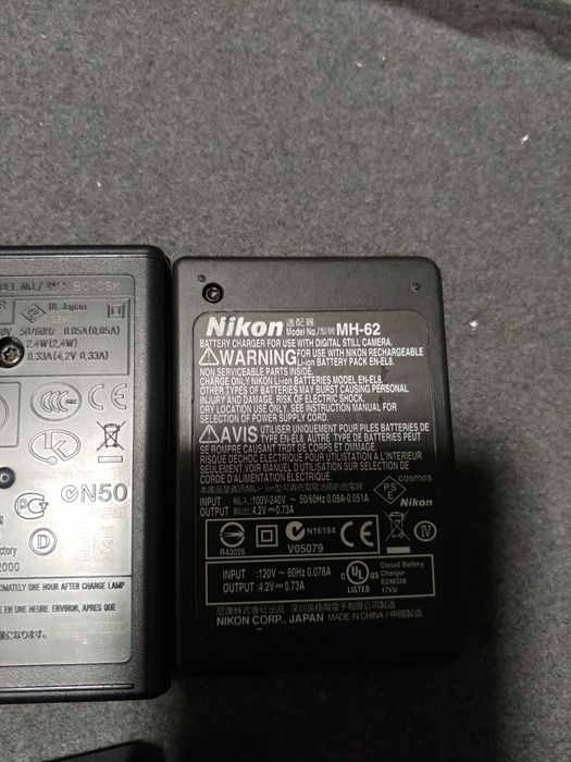 Зарядное sony bc-csk, Nikon mh-62, аккум  bp-2l13