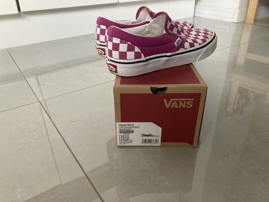 Buty Vans 37 checkerboard Classic Slip-O