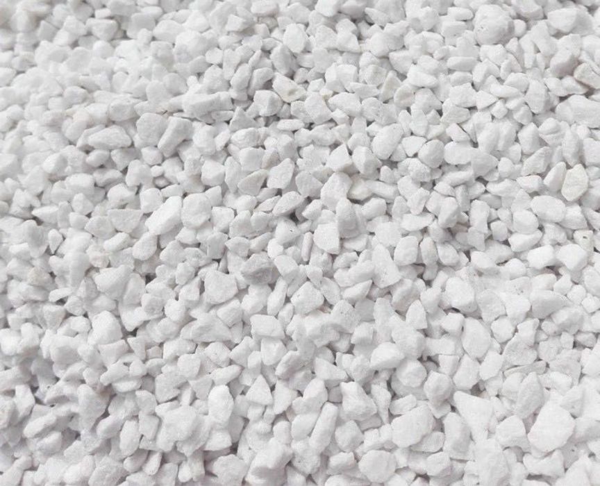 ŚNIEŻNOBIAŁY KAMIEŃ GRECKI Kruszywo do Lastrico Lastryko Grys 2-5, 2-8