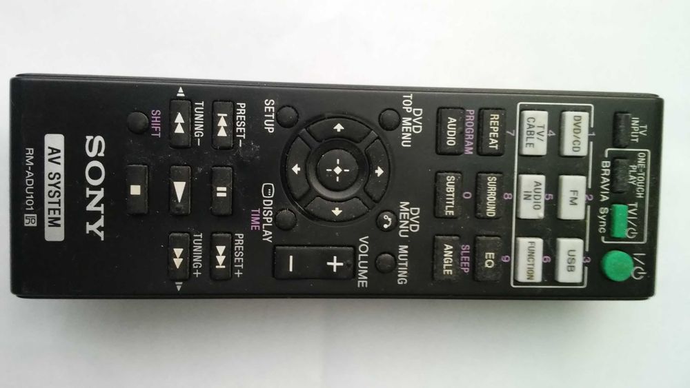 Pilot SONY RM-ADU101 oryginalny AV system Możliwa wysyłka