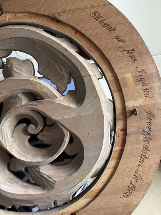 Stół okrągły loft stare drewno