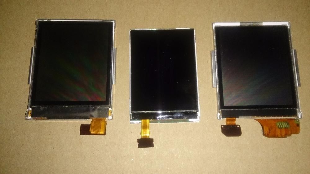 Nokia, Sonyericsson, Motorola - ecrans