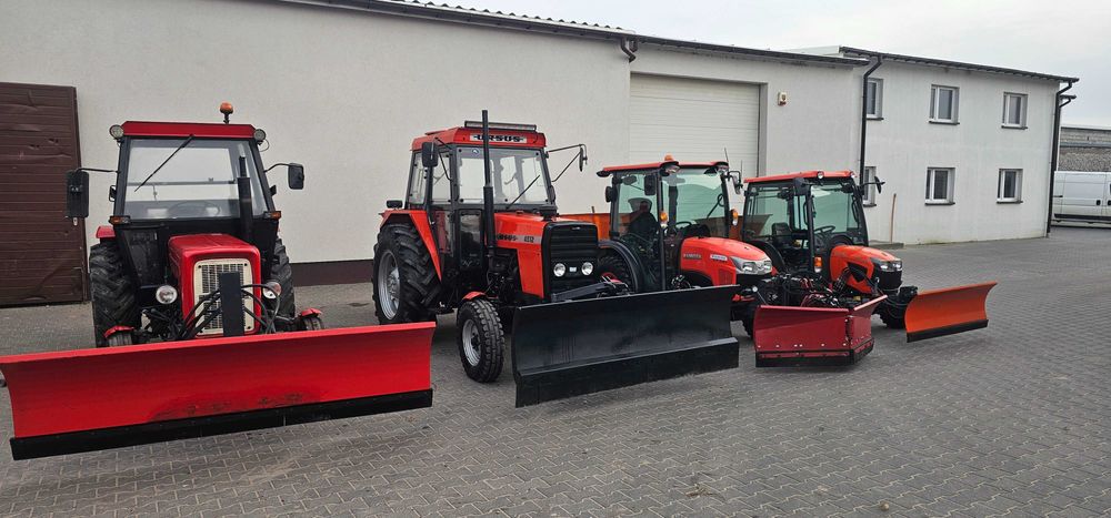 Odśnieżanie, utrzymanie dróg, parkingów Warszawa, wynajmę ciagnik