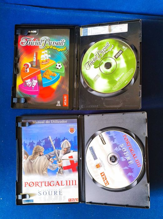 Lote 2 Jogos PC: Portugal 1111 (Raridade) + Trivial Pursuit