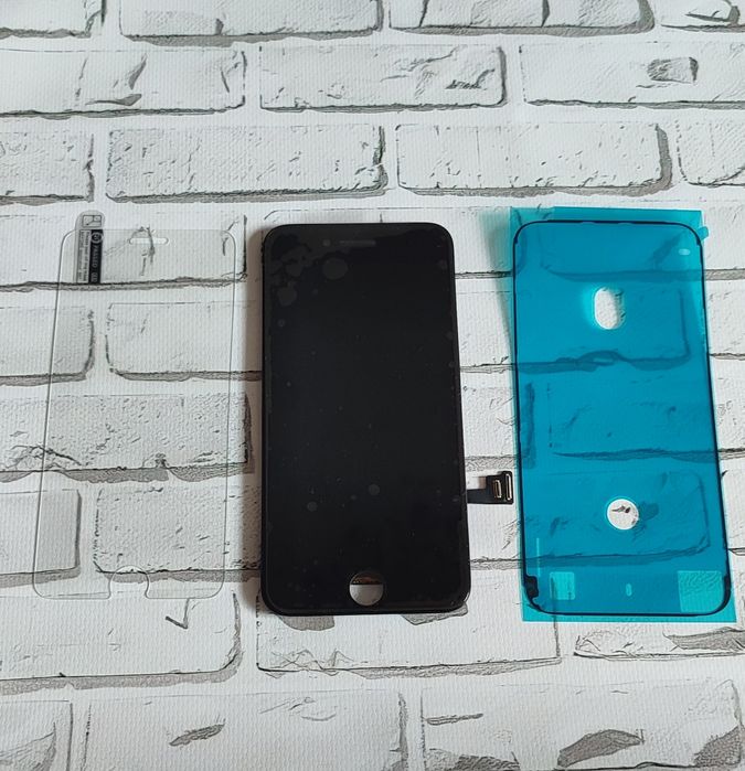 Дисплей+ защитное стекло iPhone 8 black