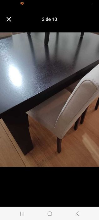 Mesa mais 4 cadeiras
