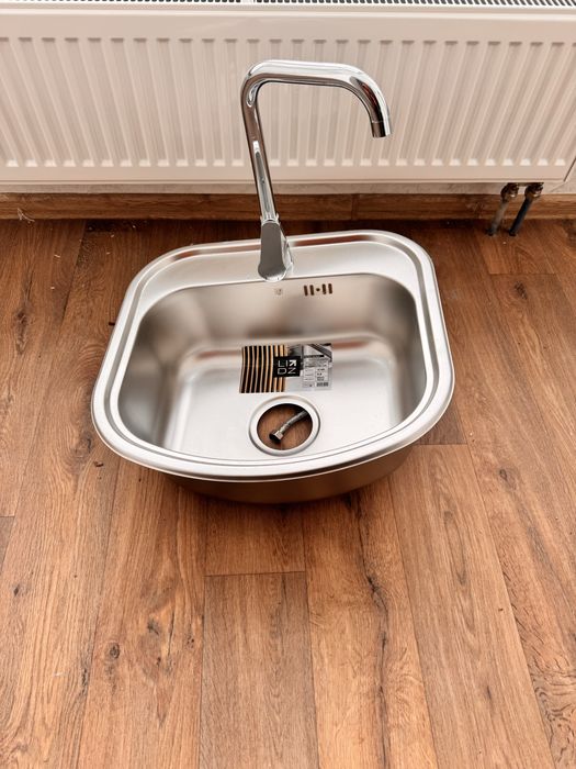 Продам комплектом: мийка+змішувач+сифон