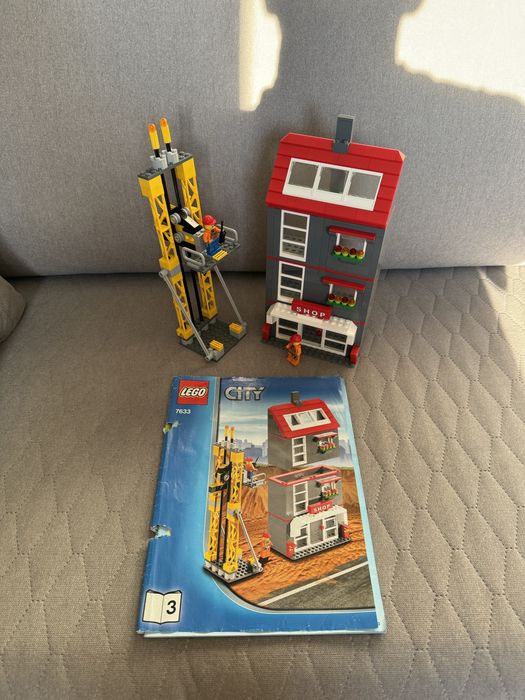 Lego 7633 City Plac Budowy - Budynek i Podnośnik