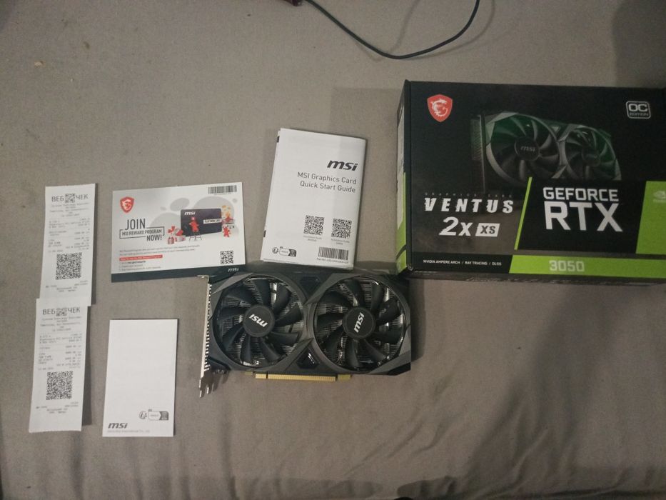 продам RTX 3050 8GB